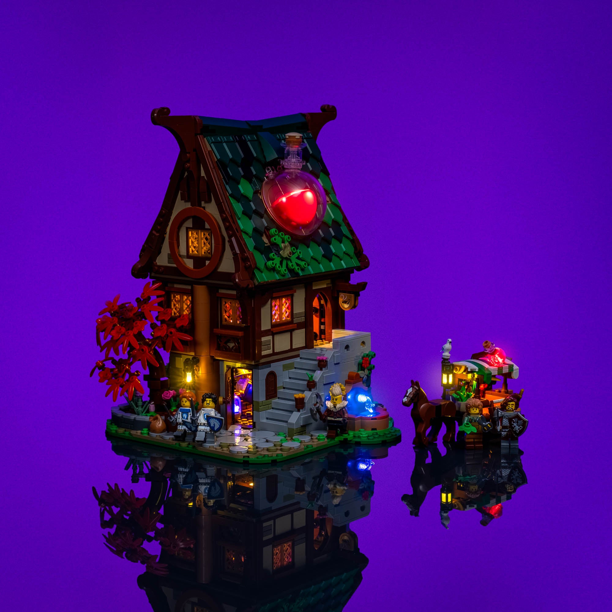 Light Kit for Alchemist's Shop #910062 | Light My Bricks – Light Light Kit for Alchemist's Shop #910062 | Light My Bricks – Light
